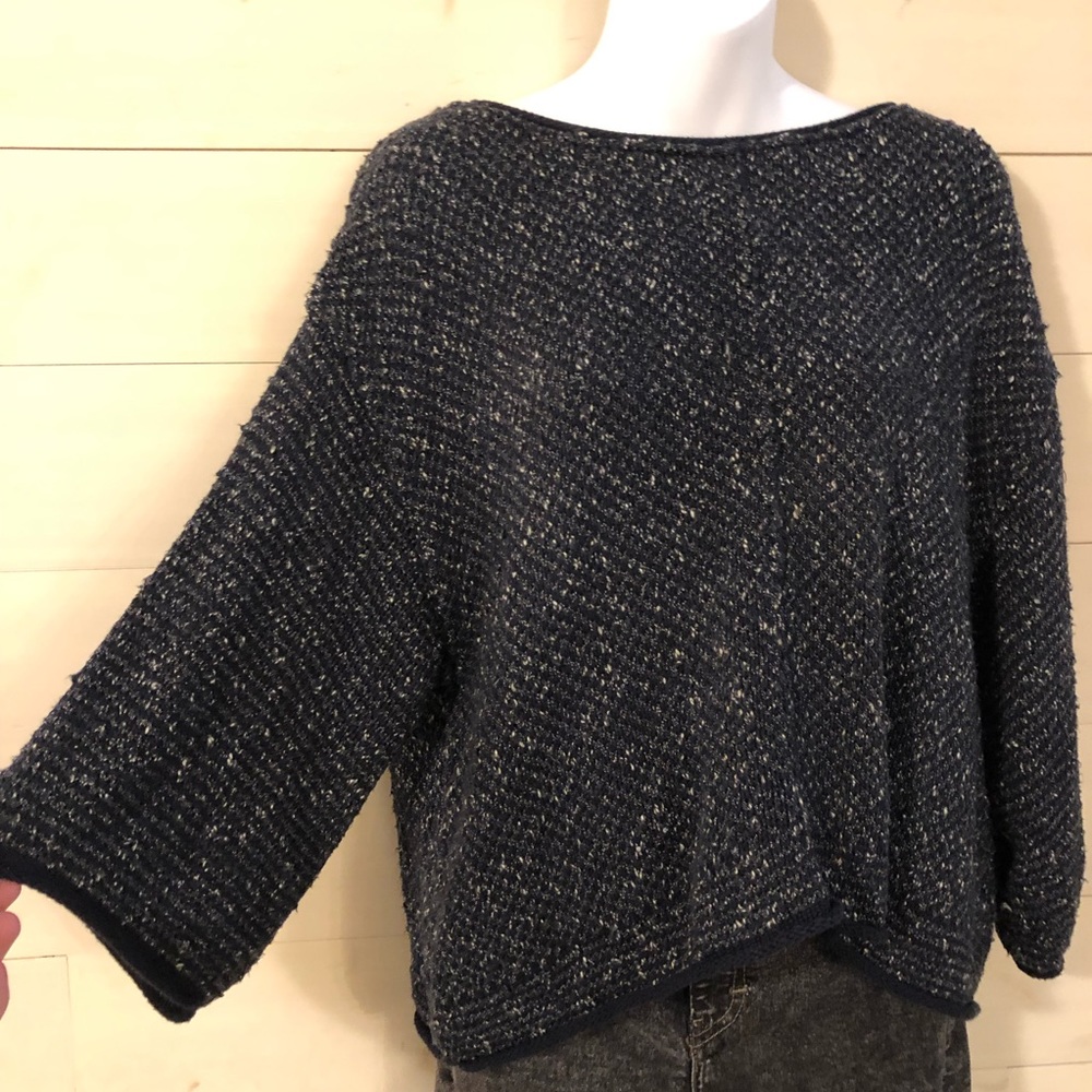 💛 {fp} speckled oversized chunky sweater